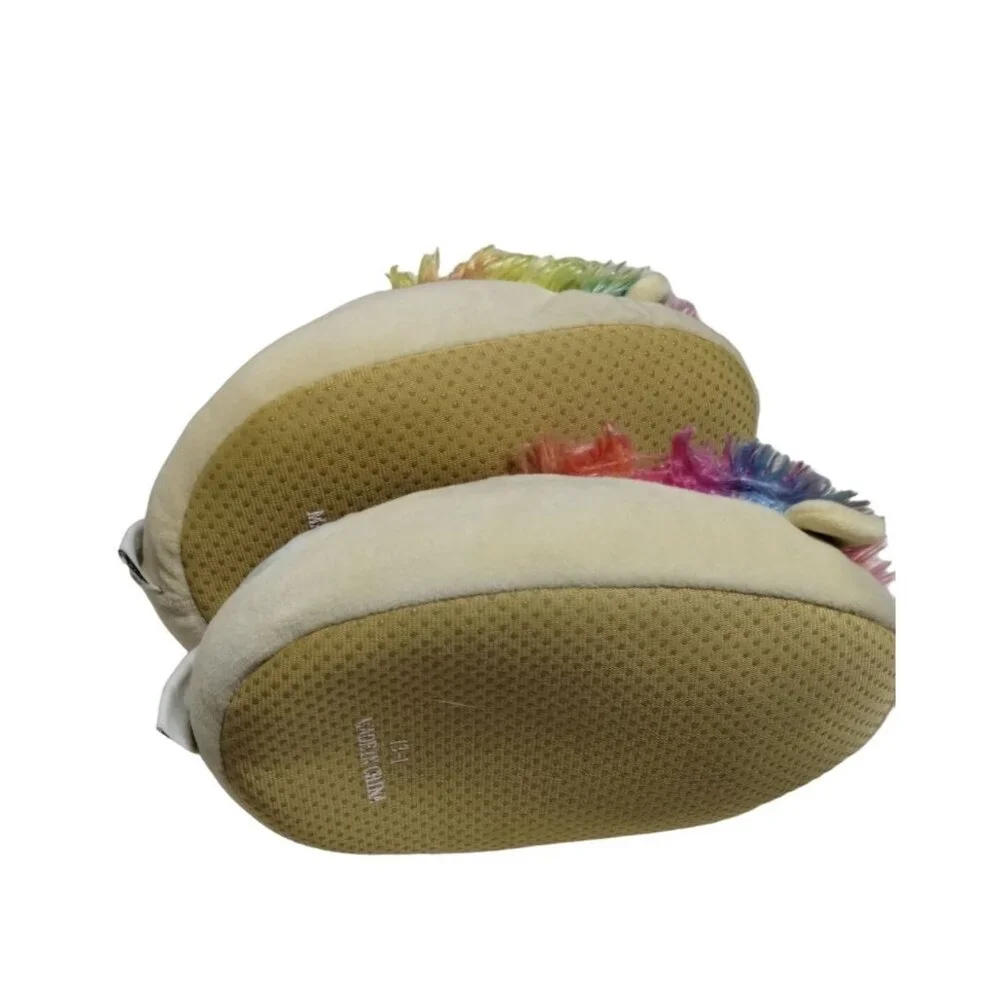 Squishmallows Kids Rainbow Lion Slippers Size 13 -‎ 1